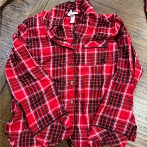 Victoria’s Secret Red Plaid Pajama Set | Size S